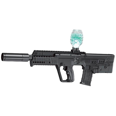 Игрушка Автомат с глушителем стреляет шариками Junfa S7-2A 1